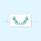 Laurel Wreath Temporary Tattoo by Zihee (Set of 3)