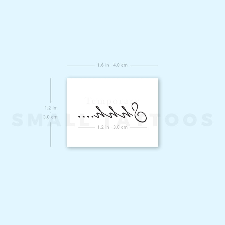 Shhh... Temporary Tattoo (Set of 3)