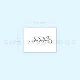 Shhh... Temporary Tattoo (Set of 3)