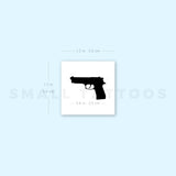 Gun Temporary Tattoo (Set of 3)