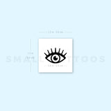 Eye and Eyelash Temporary Tattoo (Set of 3+3)