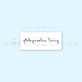 Girl Almighty Temporary Tattoo (Set of 3)