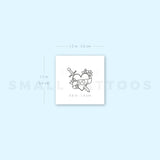 Heart And Sword Temporary Tattoo (Set of 3)