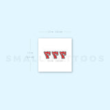 777 Temporary Tattoo (Set of 3)