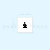Small Meditator Temporary Tattoo (Set of 3)