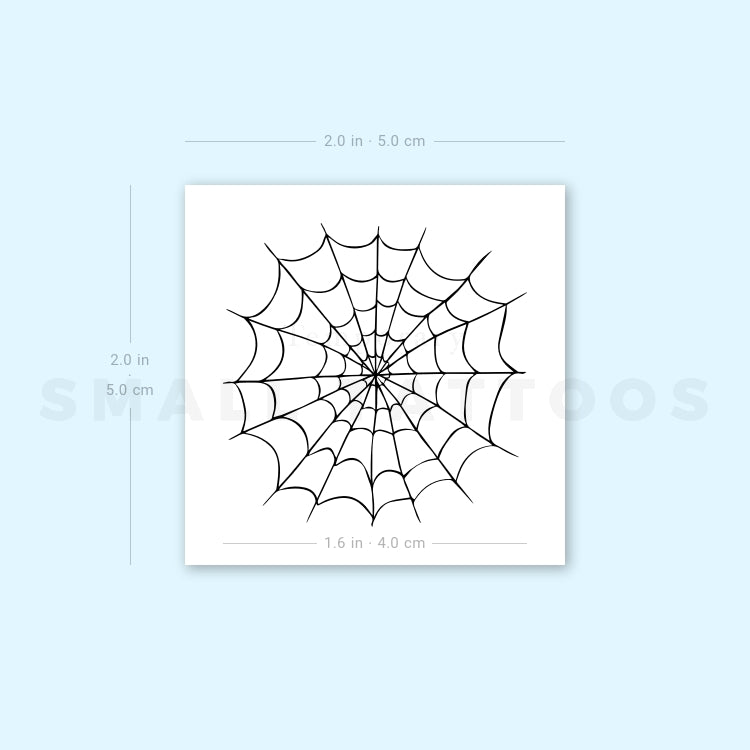 Spiderweb Temporary Tattoo (Set of 3)