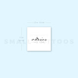 Sister Temporary Tattoo (Set of 3)