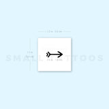 Selena Arrow Temporary Tattoo (Set of 3)