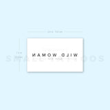 Wild Woman Temporary Tattoo (Set of 3)