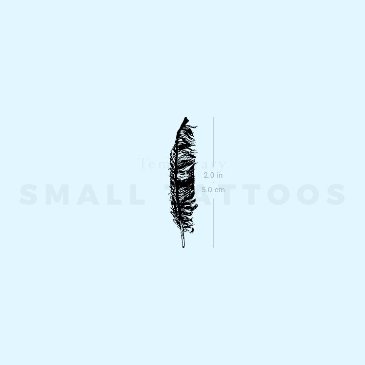 Feather Temporary Tattoo (Set of 3)