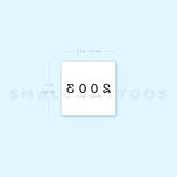 2003 Birth Year Temporary Tattoo (Set of 3)