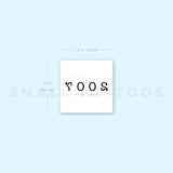 2007 Birth Year Temporary Tattoo (Set of 3)
