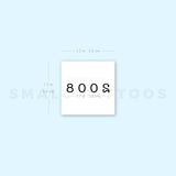 2008 Birth Year Temporary Tattoo (Set of 3)