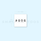 2024 Birth Year Temporary Tattoo (Set of 3)