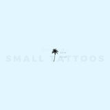Little Palm Tree Temporary Tattoo (Set of 3)