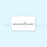 'Resiliencia' Temporary Tattoo (Set of 3)