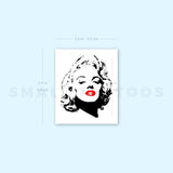 Marilyn Monroe Temporary Tattoo (Set of 3)