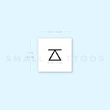 Challenge Symbol Temporary Tattoo (Set of 3)
