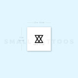 Connect Symbol Temporary Tattoo (Set of 3)