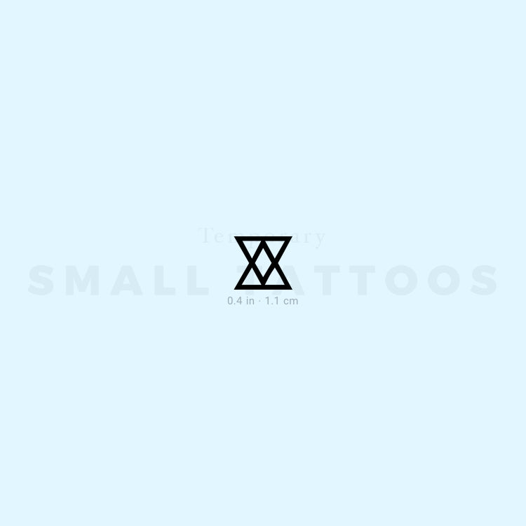 Connect Symbol Temporary Tattoo (Set of 3)
