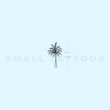 Fine Line Palm Tree Temporary Tattoo (Set of 3)