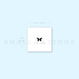 Tiny Butterfly Temporary Tattoo (Set of 3)