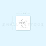 Star Jasmine Temporary Tattoo (Set of 3)