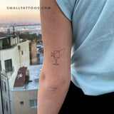 Wine Traveller Temporary Tattoo by Cagri Durmaz (Set of 3)