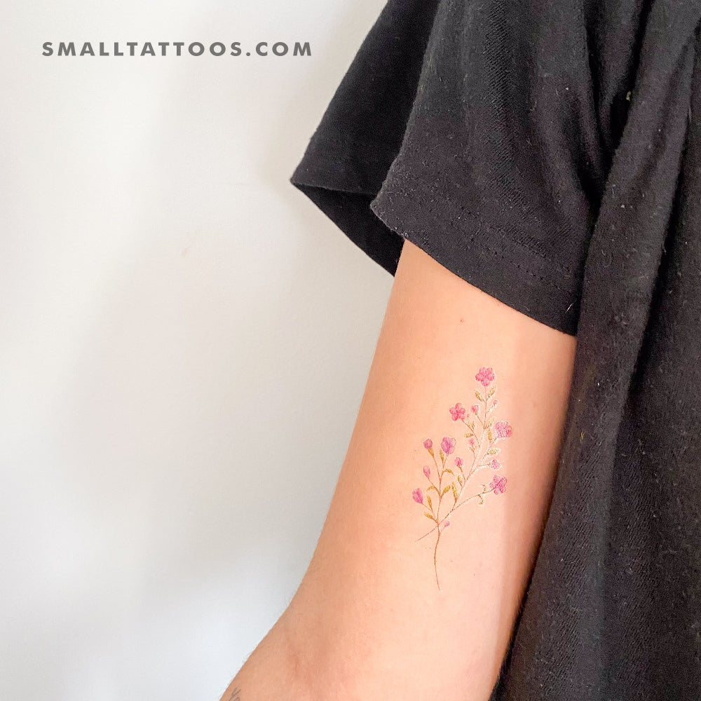 Tatuaje temporal de aliento de bebé de Mini Lau (juego de 3)
