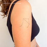 Libra Constellation Temporary Tattoo (Set of 3)