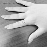 Mars Planetary Symbol Temporary Tattoo (Set of 3)