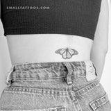 Monarch Butterfly Temporary Tattoo (Set of 3)
