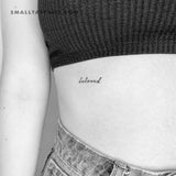 Beloved Temporary Tattoo (Set of 3)