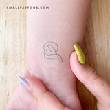 Featherhead Temporary Tattoo (Set of 3)