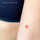 Little Peach Emoji Temporary Tattoo (Set of 3)