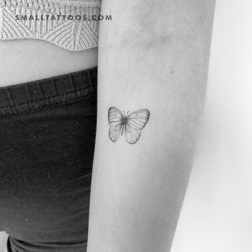 Tatuaje temporal de mariposa (juego de 3)