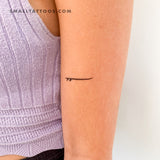 Minimalist Surfboard Temporary Tattoo (Set of 3)