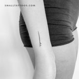 Minimalist Surfboard Temporary Tattoo (Set of 3)
