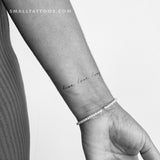 Live, Love, Laugh Temporary Tattoo (Set of 3)