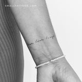Live, Love, Laugh Temporary Tattoo (Set of 3)