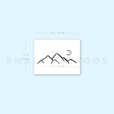 Mountain Temporary Tattoo (Set of 3)