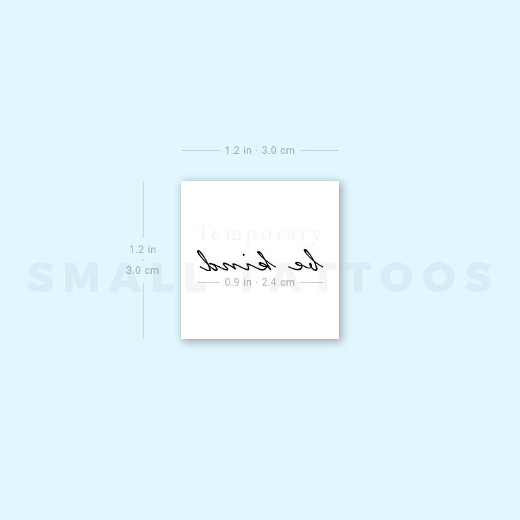 Be Kind Temporary Tattoo (Set of 3)