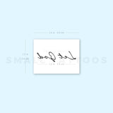 Let God Temporary Tattoo (Set of 3)