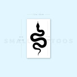 Black Snake Temporary Tattoo (Set of 3)