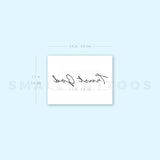 Trust God Temporary Tattoo (Set of 3)