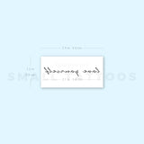 Love Yourself Temporary Tattoo (Set of 3)