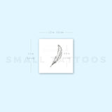 Little Feather Temporary Tattoo (Set of 3)