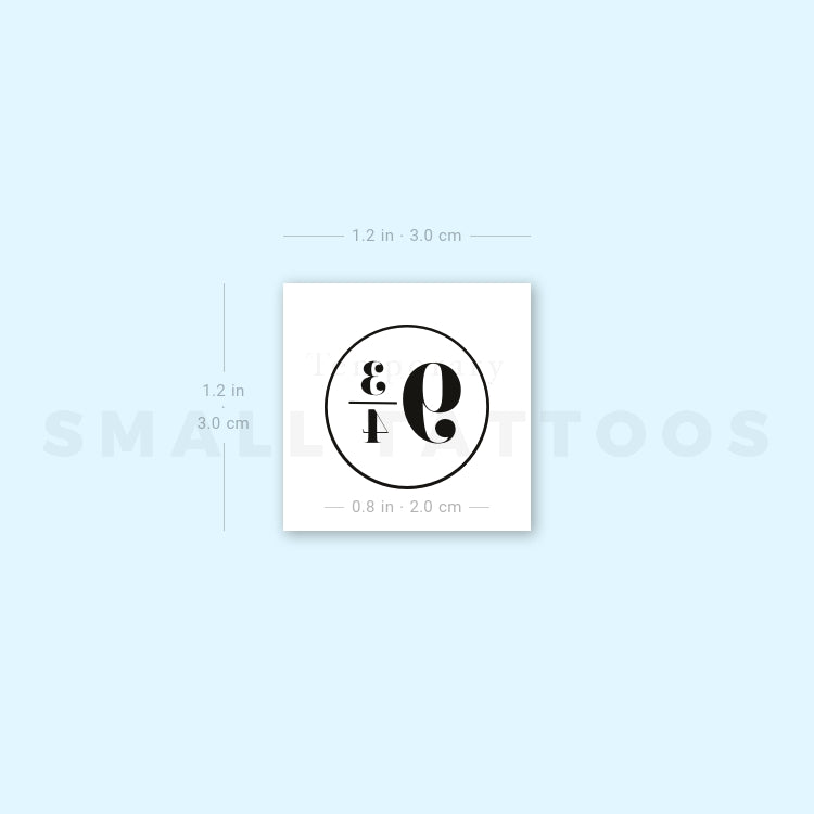 Platform Nine and Three-Quarters Temporary Tattoo (Set of 3)