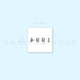 1994 Birth Year Temporary Tattoo (Set of 3)