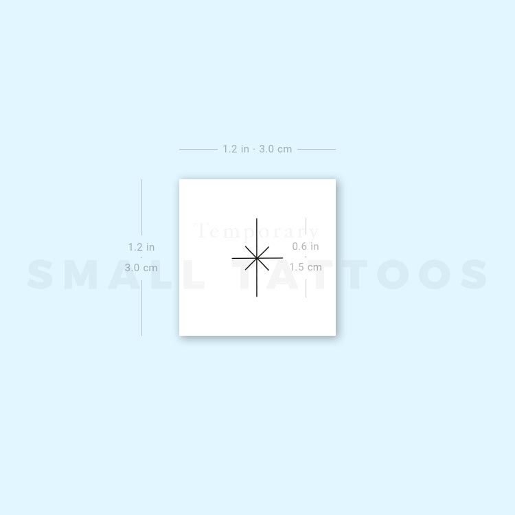 Morning Star Type I by Jakenowicz Temporary Tattoo - Set of 3